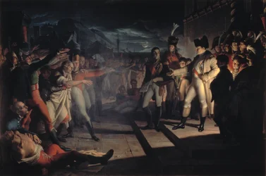 Le serment des Sassoni à Napoléon Bonaparte (1769-1821) après la bataille de Iéna-Auerstadt, 14 octobre 1806